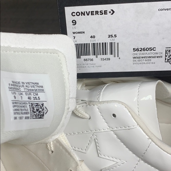 Converse One Star Platform OX Patent PLATFORM - Picture 8 of 8